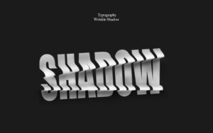 shadow typography